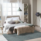 Carpet Tiles Peel and Stick, Self Adhesive Carpet Floor Tile 24" x 24", Light Grey Soft Padded Flooring Sticker, Home Decor for Bedroom Living Room Office, 20 Tiles per Box