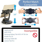 Large Tablet POS Stand, Rotating Commercial Tablet Stand, Swivel Base for Retail Kiosk Register Office Showcase Cashier and Business