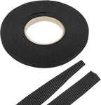 MECCANIXITY Braided Cable Sleeves Heat Shrinkable Fabric Sleeving, 1/4" 40ft Black 2:1 Ratio Heat Shrinkable Cord Protector for Harness Cable, Network Cable Protection, Cable Management