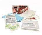 Rapid Care First Aid 839BBK-1 Premium Bloodborne Pathogen & Bodily Fluid Spill Kit, OSHA Compliant, Wall Mountable, 10" x 8" x 3 1/2"