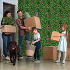 Boxwood Roll Panels, Grass Wall 20"x20"(8PCS), Grass Backdrop, Privacy Screen, Sun Protected Green Wall Decor for Outdoor, Indoor, Garden, Backyard and Décor