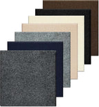 Carpet Tiles Peel and Stick, Self Adhesive Carpet Floor Tile 24" x 24", Khaki Soft Padded Flooring Sticker, Home Decor for Bedroom Living Room Office, 20 Tiles per Box
