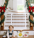 Cumbor 29.7-48" Baby Gate for Stairs, Mom's Choice Awards Winner-Dog Gates for Doorways, Auto Close Safety Pet Gate for Dogs Indoor, Easy Install Pressure Mounted Child Gate with Walk Thru Door, White