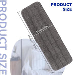 Replacement Mop Pads Fit for Rubbermaid Commercial 18" and 17" Mop - 10 Pack Wet & Dry Commercial Cleaning Reusable Refills Fit for Any Microfiber Flat System 18" and 17" (Colourful)