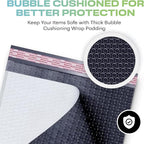 White Poly Bubble Mailers 8.5x14.5 inch #3 | Self Seal Padded Envelopes | Cushioned Bubble Mailer | Usable Size 8.5x13.5 | WaterProof | Lightweight mailing Shipping Bags | 200 Pack Bulk | Made in USA