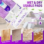 25 Count Disposable Pads for Swiffer Power Mop,Replacement for Swiffer Mopping Pads Refills Compatible with Swiffer Power Mop Pads,Multi-Surface Safe on All Finished Floors Cleaning