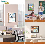 26"x20" Enclosed Cork Bulletin Board Tamper-Proof Dispaly Case,Aluminium Frame,Shatter Resistant Lockable Bulletin Board with Clear Acrylic Door for School,Office,Mall,Community,Hospital