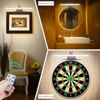 Picture Light,Picture Lights for Wall Cordless,2PK Picture Lights with Timer and Dimmable,13" Battery Wall Lights for Display Gallery Painting Art Frame Portrait-Black