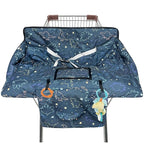 Shopping Cart Cover for Baby,2-in-1 High Chair Cover with Portable Cloth Bag,Cart Seat Pad for Babies Grocery Cushion Cover Restaurant,Suitable for All Supermarkets