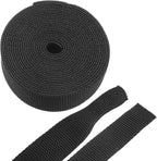 MECCANIXITY Braided Cable Sleeves Heat Shrinkable Fabric Sleeving, 5/8" 10ft Black 2:1 Ratio Heat Shrinkable Cord Protector for Harness Cable, Network Cable Protection, Cable Management