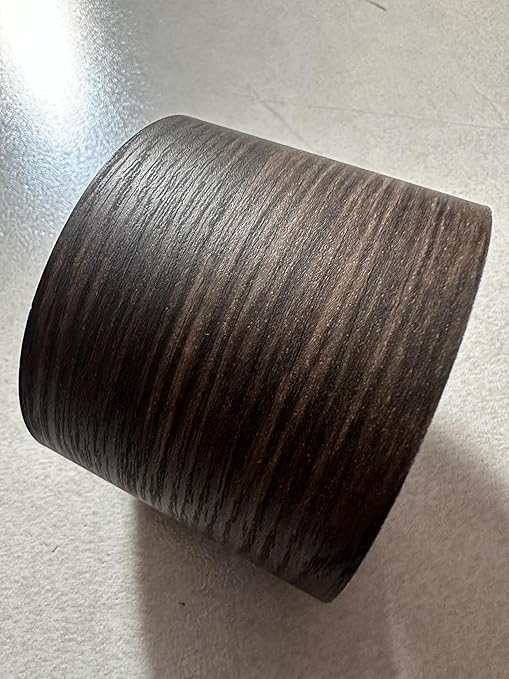 GSCIT Club Wood Grain Repair Tape, 2.4 inch X 15ft Self Adhesive Black Walnut Grain Repair Patch for Tables, Chairs, Baseboards, Doors, Windows, Floors, Handicraft DIY.