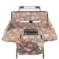 Shopping Cart Cover for Baby,2-in-1 High Chair Cover with Portable Cloth Bag,Cart Seat Pad for Babies Grocery Cushion Cover Restaurant,Suitable for All Supermarkets