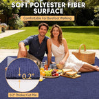Marine Carpet,5 FT x 15 FT Deep Blue Indoor Outdoor Carpet 0.2" Thick Boat Carpet with Water-Proof TPE Backing, Non-Slide Outdoor Marine Carpet Roll for Home, Patio, Porch, Deck