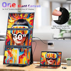 Quad Laptop Screen Extender, 15.6" FHD 1080P Triple Monitor, Combine into One 30" Screen (Landscape/Portrait), Just 1 Cable for 3 Screens, Driver Required, Compatible with Wins & Mac(M1/M2/ M3/M4/M5)