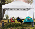 COOSHADE Canopy Tent Sand Bags Gazebo Weights Bags,4 Pack,120LBS,Black