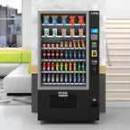 KoolMore Refrigerated Snack Vending Machine with 60 Slots, Bill Acceptor and Credit Card Reader in Black (KM-VMR-40-BR)