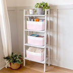 NaturalCozy Storage Baskets 16.8”x13”x7.6” Cotton Rope Woven Baskets for Organizing 3-Pack | Toy Storage Bins | Basket for Shelves, Laundry, Blanket, Clothes, Closet, Kitchen, Bathroom, Gifts