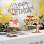 Acrylic Dessert Stand,Buffet Risers, Food Risers, Multi-Purpose Cake Stand for Parties, Weddings, Birthdays, Catering, Jewelry,Collectibles (Clear, 8"x9"x10")