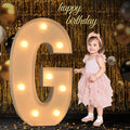 Marquee Letters 3 Feet Tall, 3FT Large Light up Letters G, Big Sign G with Warm White Light for Birthday Wedding Proposal Engagement Graduation Party Backdrop Decorations