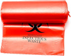 Oakridge Heavy Duty 10 Gallon Biohazard Waste Bags (Roll of 25) - Professional Grade