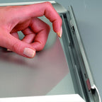 DisplaysMarket 8.5x11 Snap Frame for Wall Mount, Opti Frame, 1 inch Profile- Silver, 10