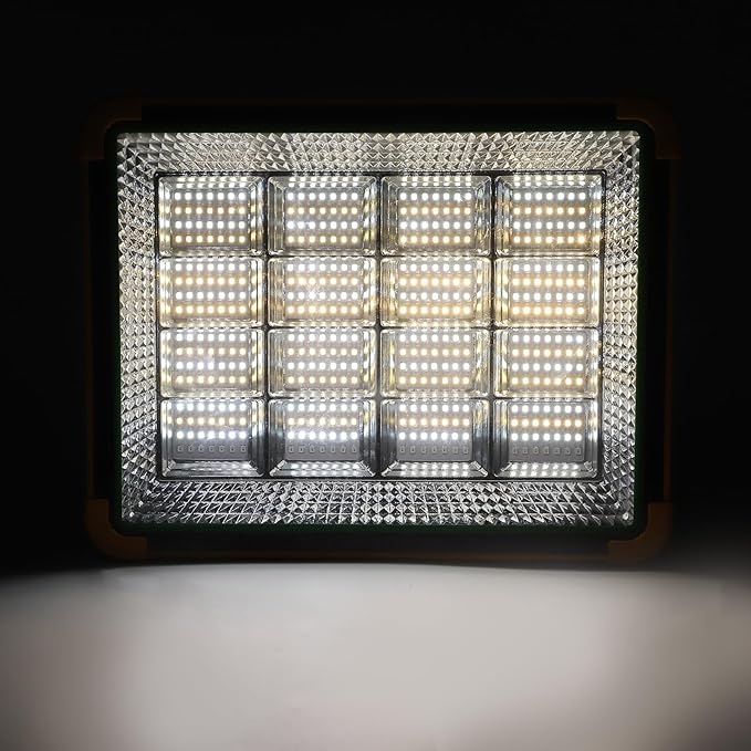 Garosa 300W Portable Solar Work Light Rechargeable LED Light 4 Modes IP65 for Camping Emergency Outdoor Work
