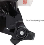 Clipco Tape Dispenser Gun with Packing Tape Included and Rubberized Handle (Pack of 3) (Black-Gray)