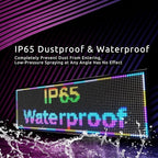 XSGD P10 Programmable Scrolling LED Sign Welcome Led Signs, Outdoor IP65 Waterproof Open Signs for Business, Customizable RGB Fullcolor Led Display, Digital Message Board for Advertising Store Restaurants