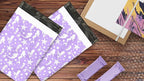 12x15 (50) Purple Mermaids Designer Poly Mailers Waterproof Self Sealing Tear Resistant Polymailers Shipping Envelopes Premium Printed Bags For Small Businesses