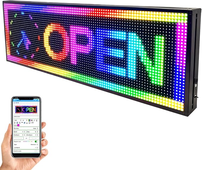 CT-P10 OUTDOOR Colorful Images Texts & Number LED sign board
