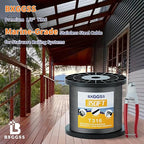1/8 T316 Black Stainless Steel Cable – 350FT Wire Rope for Cable Railing Kit and Hardware – Premium Marine-Grade, Flexible, Corrosion-Resistant for Railing, DIY, and Outdoor Use