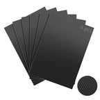 Aobrill Rubber Grip Tape, 6 Pcs Strong Adhesive Non-Slip Tape, Enhanced Cuttable, Heat Resistant, Customizable with Grip for Handles and Contact Surfaces (Black, 6In x 9In)