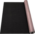 Marine Carpet,5 FT x 10 FT Black Indoor Outdoor Carpet 0.2" Thick Boat Carpet with Water-Proof TPE Backing, Non-Slide Outdoor Marine Carpet Roll for Home, Patio, Porch, Deck