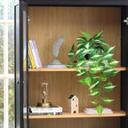 Artificial Devil's Ivy Golden Pothos Fake Plant,Hanging Potted Plants for Wall Home Patio Indoor Outdoor Decor(H 26in)