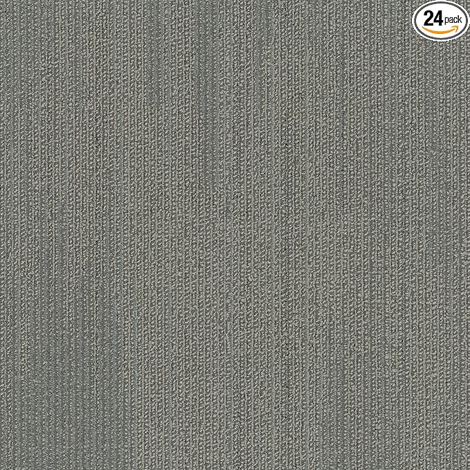 Mohawk Elite 24" x 24" Berber (Loop pile), 0.1" Pile Height, Carpet Tile, Nylon Fiber, Egret Color, (24 Tiles), (96 sqft/carton)