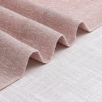 Vision Home Pink Pinch Pleated Semi Sheer Curtains for Girls Bedroom Living Room Textured Light Filtering Window Curtains 95 inch Rayon Blended Pinch Pleat Pink Drapes with Hooks 2 Panels 40" Wx95 L