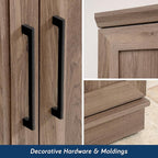 Sauder HomePlus Storage Cabinet/ pantry cabinets, Salt Oak finish