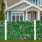 Artificial Hedge Grass Wall, Boxwood Panels 40"x120"(33.33 SQFT), UV Protected Greenery Wall Backdrop, Green Wall Decor for Outdoor Indoor Wedding Décor