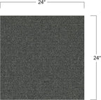 Mohawk Advance 24" x 24" Berber (Loop pile), 0.11" Pile Height, Carpet Tile, Nylon Fiber, Stonewash Color, (24 Tiles), (96 sqft/carton)