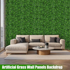 20"x20" 8pcs Grass Wall Panels, Artificial Fern Grass Backdrop with UV Protection, Fake Greenery Plant Boxwood Panels, Green Wall Decor for Outdoor Indoor Patio Garden Backyard