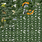 Artificial Ivy Privacy Fence Screen,128" by 60" (53.5 SQFT) UV-Anti Faux Hedge Fence and Fake Ivy Vine Leaf Wall Panels for Indoor&Outdoor Green Backdrop, Garden Greenery Decor