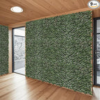 Patio Paradise 4'x14'-9Pc Faux Ivy Fence Privacy Screen Artificial Greenery Wall Backdrop,Fake Grass Wall Panels for Outside Apartment Balcony,Vine Leaf Decor for Outdoor Patio Chain Link