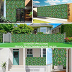 20"x20"(8pcs) Grass Wall, Artificial Boxwood Panels, Grass Backdrop Wall for Privacy Screen, Sun Protected Green Hedge Panels for Outdoor, Indoor, Garden, Fence, Backyard and Décor