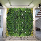 Artifical Grass Wall Backdrop 16PCS 10"x10 Boxwood Panels Grass Boxwood Hedge Wall Greenery UV Protected 11 Sqft Artificial Grass Wall Decor for Party Wedding Backyard Indoor Outdoor（1PACK 40"x40"）