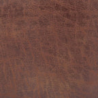 SIMPLIHOME Carlson Ottoman Bench - 45 inch Wide Upholstered Vegan Leather Rectangle Ottoman in Distressed Saddle Brown, Mid Century Modern Bench for Bedroom or Living Room with Padded Seat