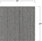 Mohawk Basics 24" x 24" Berber (Loop pile), 0.07" Pile Height, Carpet Tile, PET Fiber, Iron Color, (24 Tiles), (96 sqft/carton)
