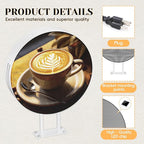P5 Outdoor Round LED Store Sign Programmable, Single-Sided Wall Mount Full Color Custom Digital Display Screen, Image Video Signage Electronic Message Board for Business Advertising 20"