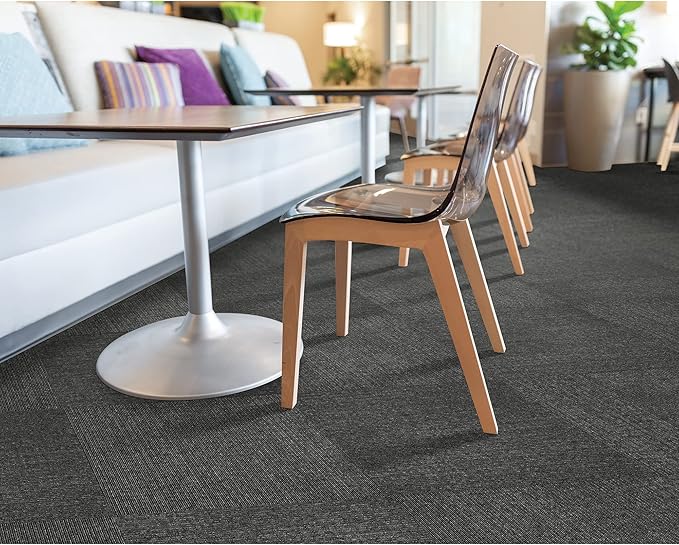 Mohawk Advance 24" x 24" Berber (Loop pile), 0.09" Pile Height, Carpet Tile, PET Fiber, Special Story Color, (24 Tiles), (96 sqft/carton)