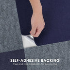 Carpet Tile 10 Pack 24” X 24” Self Adhesive Carpet Floor Tiles Anti-Slip Squares Peel and Stick Floor Tilel DIY Installation for Bedroom(Blue)