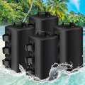 FRUITEAM Canopy Weights Set of 4, 220LBS Water Weights for Canopy Tent Legs, 25L Water Weight Bag, Weatherproof Pop Up Tent Weight for Gazebo, Patio Umbrella, Carport, Black